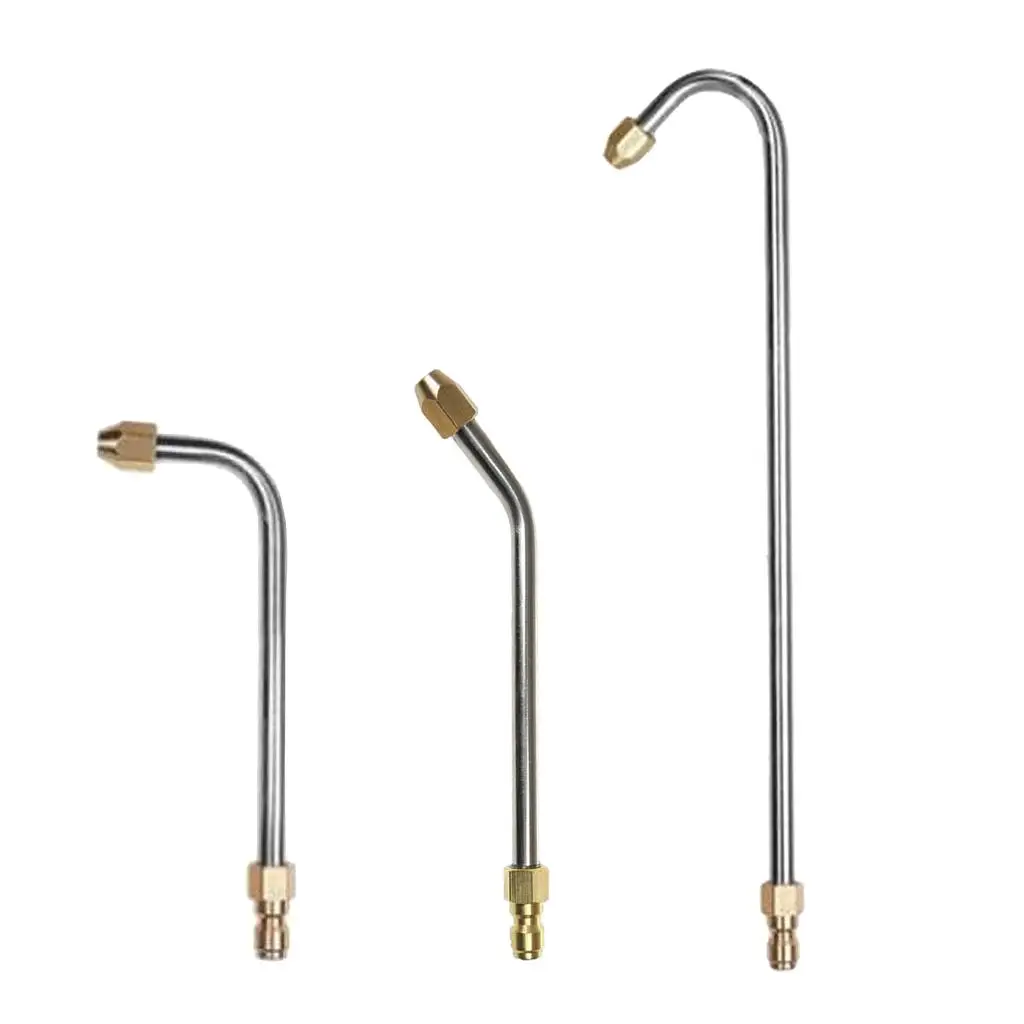 Water Washer Spray Wand 1 4 Quick Connector Angled Nozzle Rod for High Pressure Sprayer Cleaning