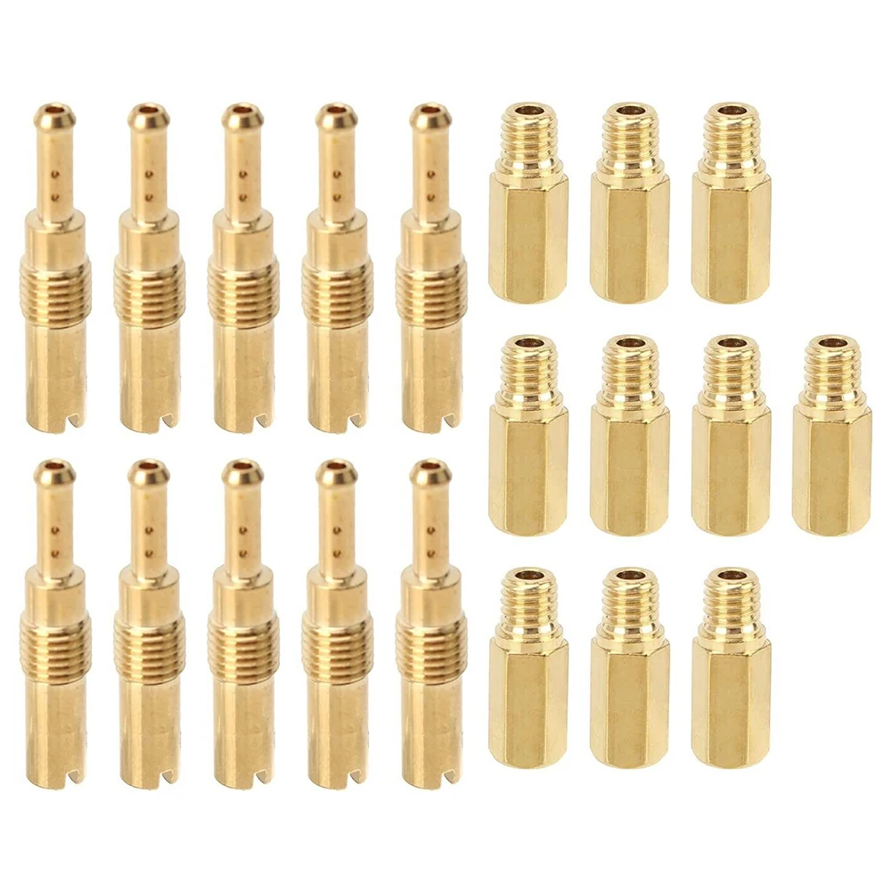 Carburetor Main JETS Kit with 10Pcs Slow Pilot Jet For PWK For Keihin OKO CVK Fitment For PWK28 For PWK36 Quad Vent
