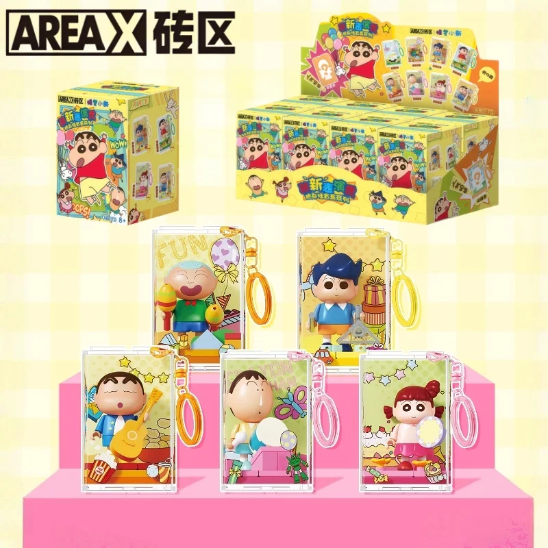 

Areax карандаш Шин-тян строительные блоки прекрасные характеристики сборки игрушечной модели ручной клади мультяшные украшения детские праздничные подарки
