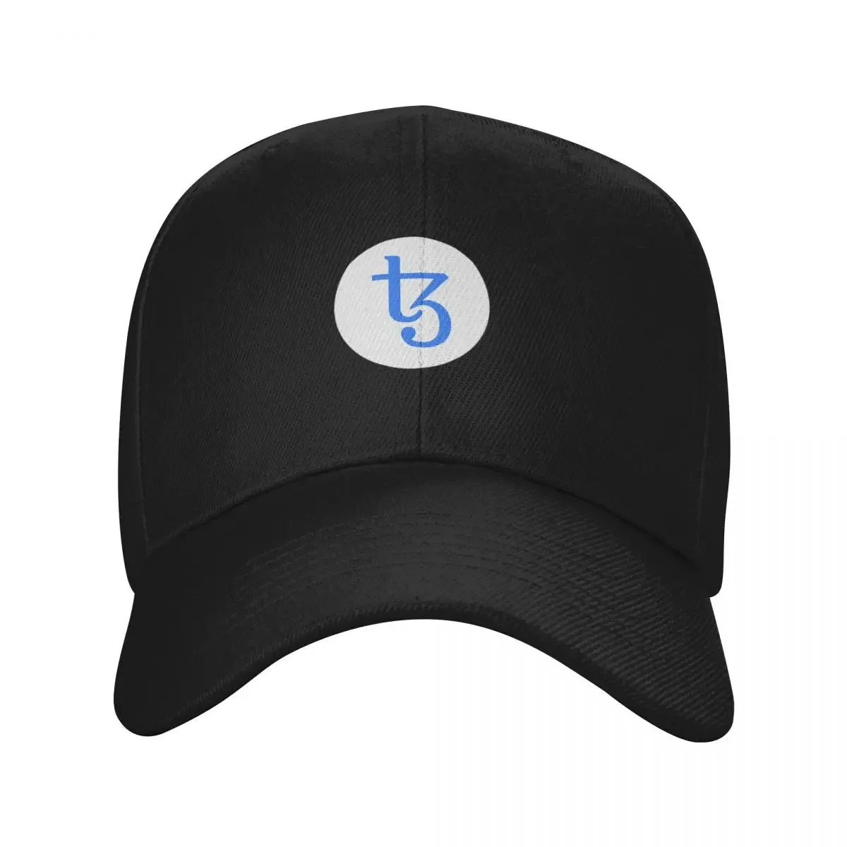 Tezos XTZ Cryptocurrency Crypto Trader Gift White Long Sleeve T-Shirt Baseball Cap hard hat Visor western Hat Golf Men Women's