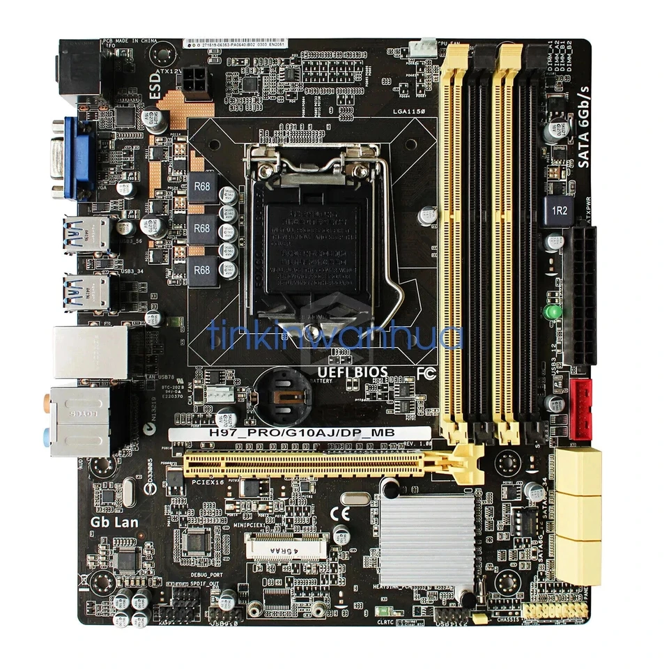 ASUS H97-PRO Motherboard LGA1150 DDR3 32GB ATX