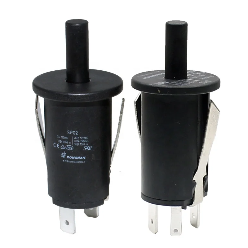 

SP02 250V 3A Refrigerator Oven Door Push Button Power Switch