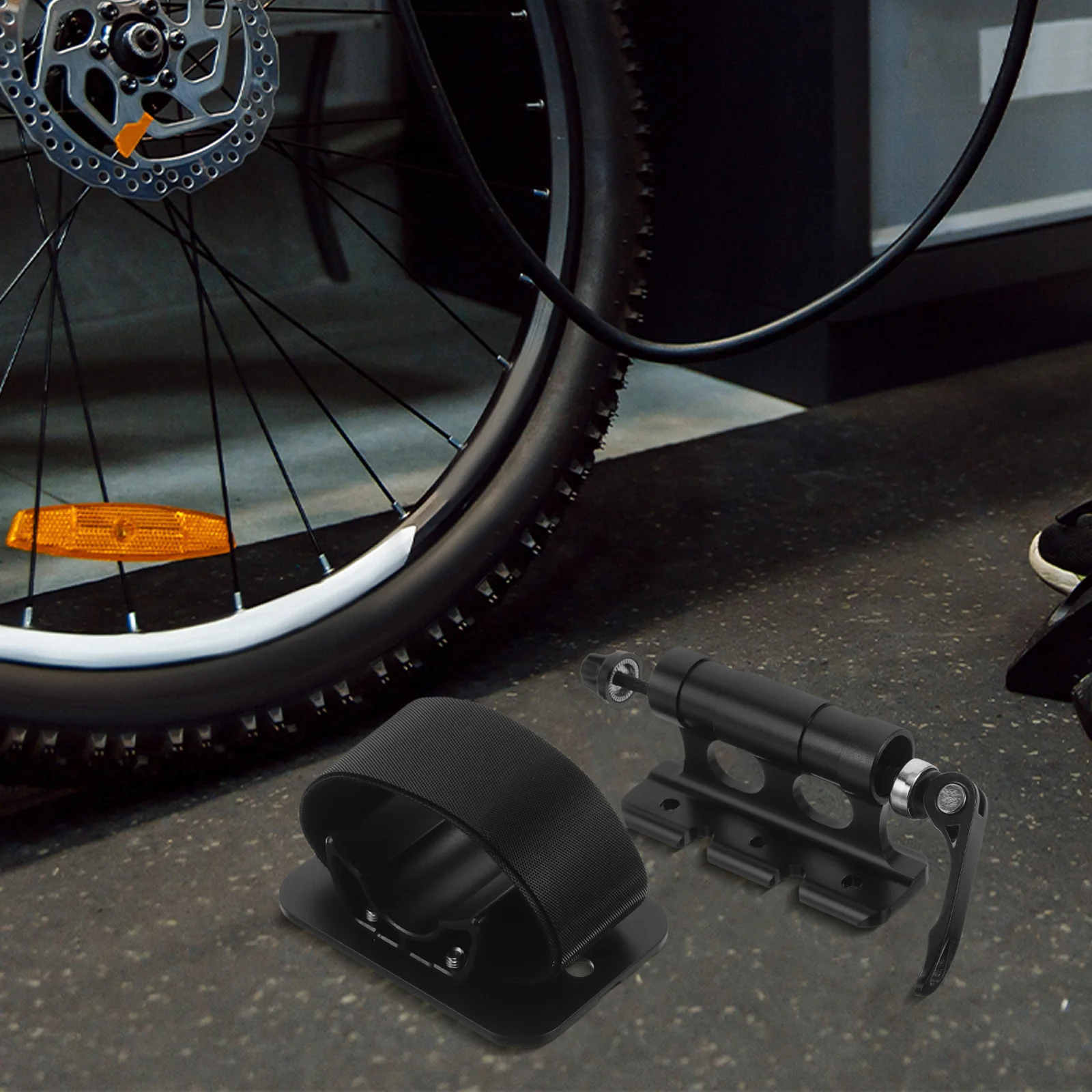 

1 Set Quick Release Bicycle Front Fork Bracket Aluminum Alloy Bike Fork Mount Rack for Car Carrier Stable Fixing Clip