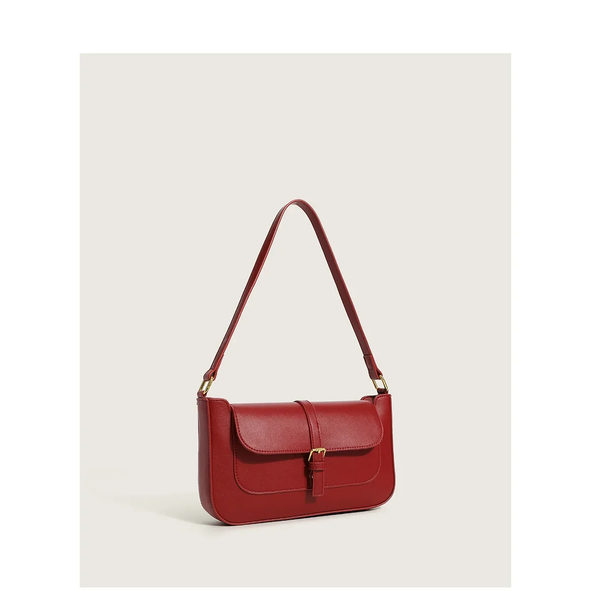 Red Leather Shoulder Bags For Women Fashion Handbags For Women 2022 Designer Luxury Small Female Bags Ladies Purse