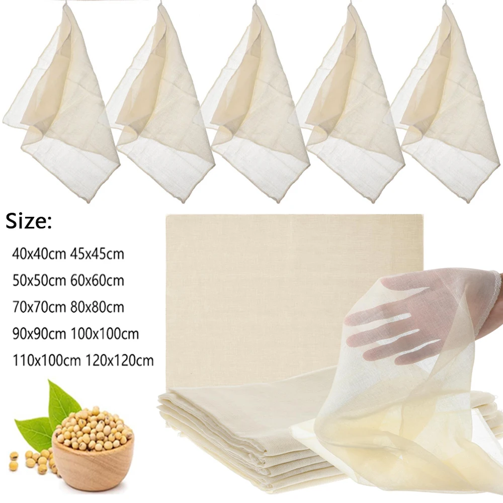 1pcs Cotton Tofu Maker Cheese Cloth Soy For Kitchen DIY Pressing Mould