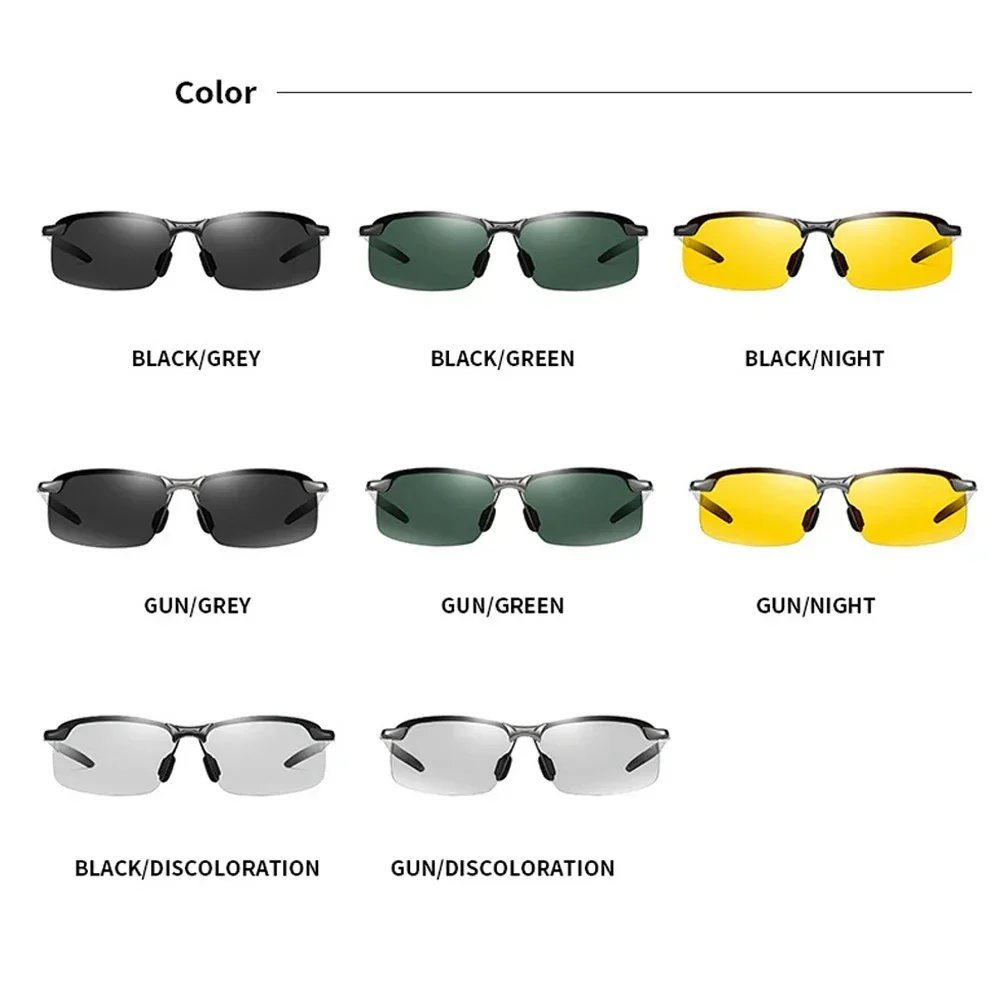 Sunglasses Men Polarized Driving Glasses Male Sun Glasses Day Night Vision Driver\'s Eyewear