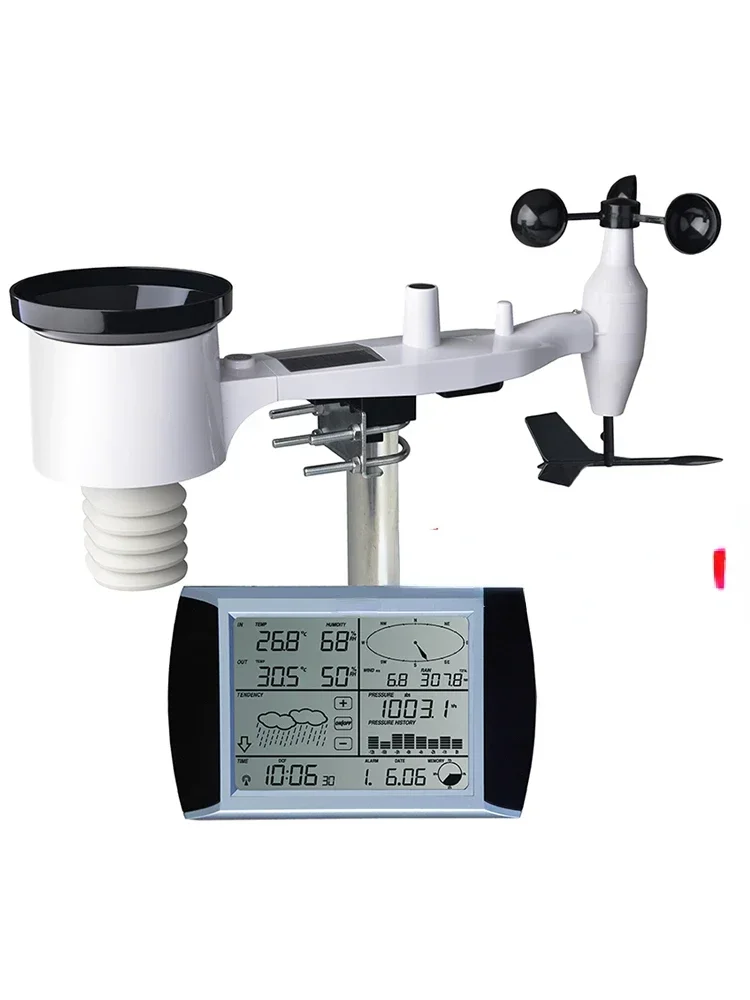 

Cheap And Fine Hot Sales Station 1080 Wirelessly Transmits Data To Store Temperature, Humidity, Wind Speed, Wind Direction And R