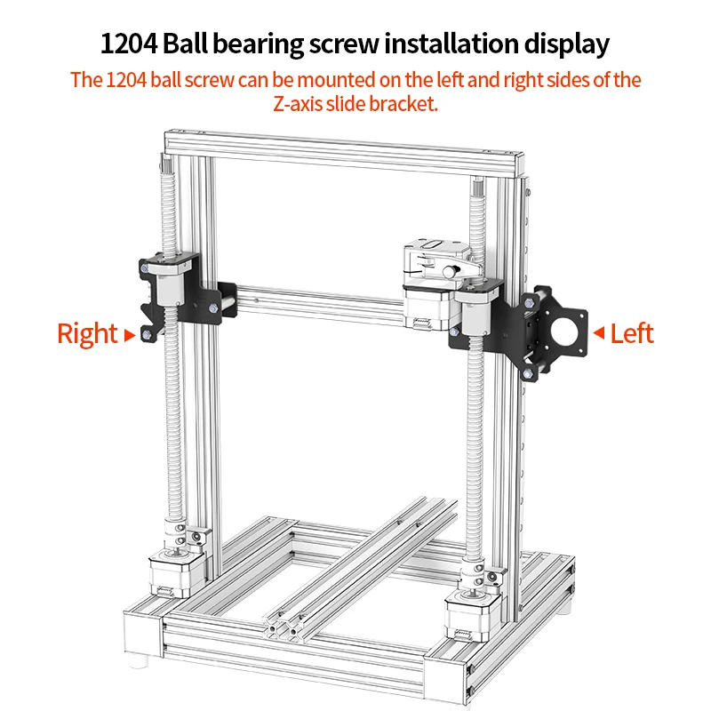 Imagem -05 - Linear Rail Guide Fixação Plate Bola Parafuso Dual Z-axis Bracket Mount Atualização Impressora 3d 1204 Mgn12h Ender3 v2 Ender3 Pro Cr10