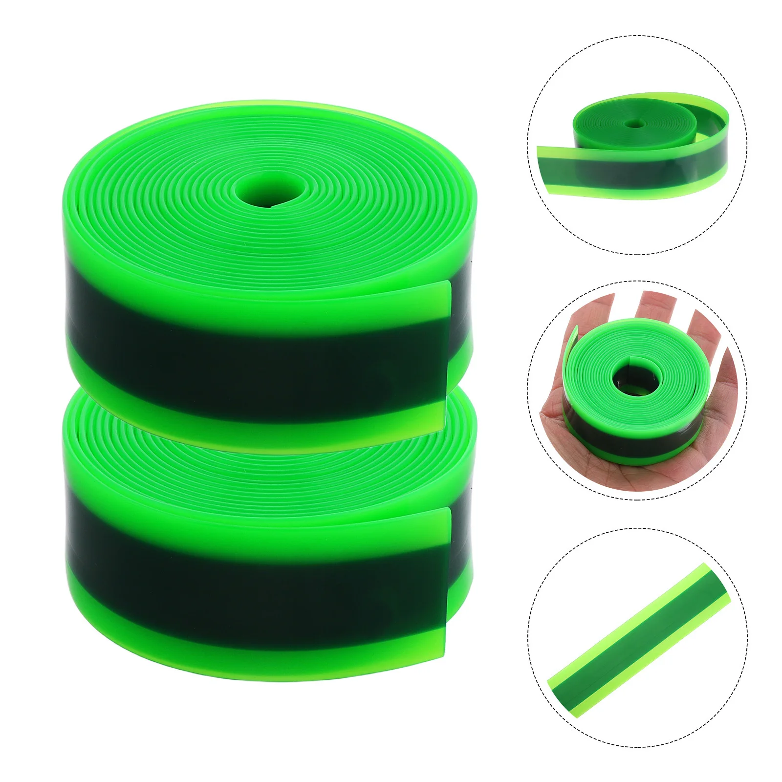 

2 Rolls Dual Layer Tpu Bike Tire Liner Inner Tube Protector for Puncture Prevention Off Road on Road Use Mountain Bike Rim Tape
