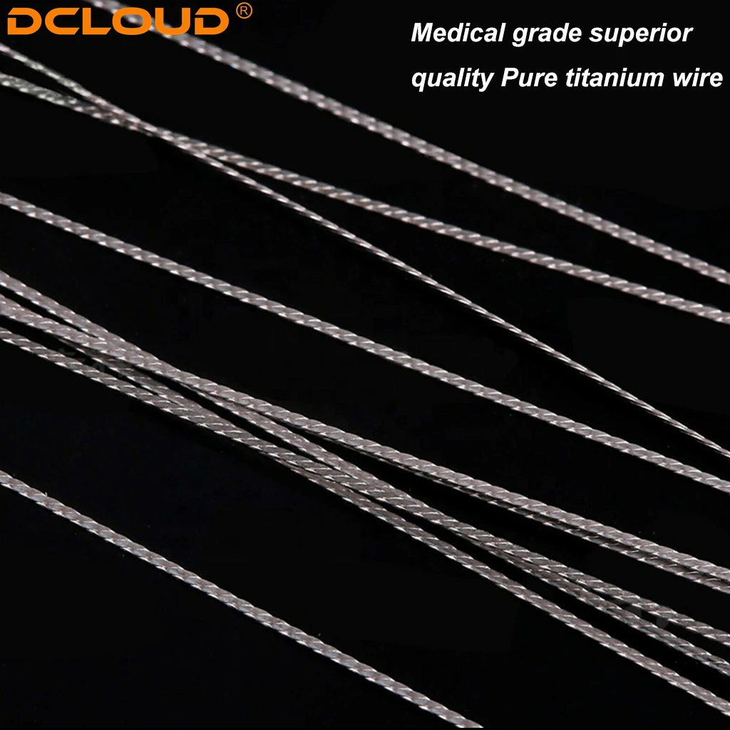 10 Stück/Packung Dental Kieferorthopädie Lingual Retainer Draht Edelstahl Flach Twist Drähte Gerade Zahnarzt Materialien Ortho Bracket – Detail 8
