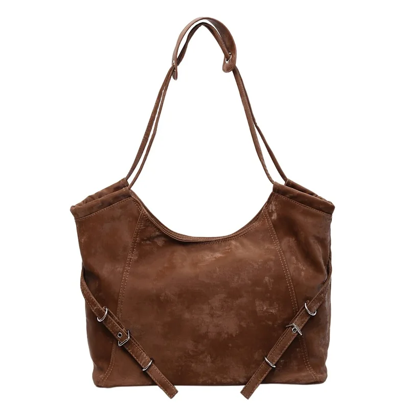 CGCBAG Vintage Luxury Tote Bags Designers Casual Lage Capacity Shoulder Bags For Women High Quality PU Leather Commuting Handbag