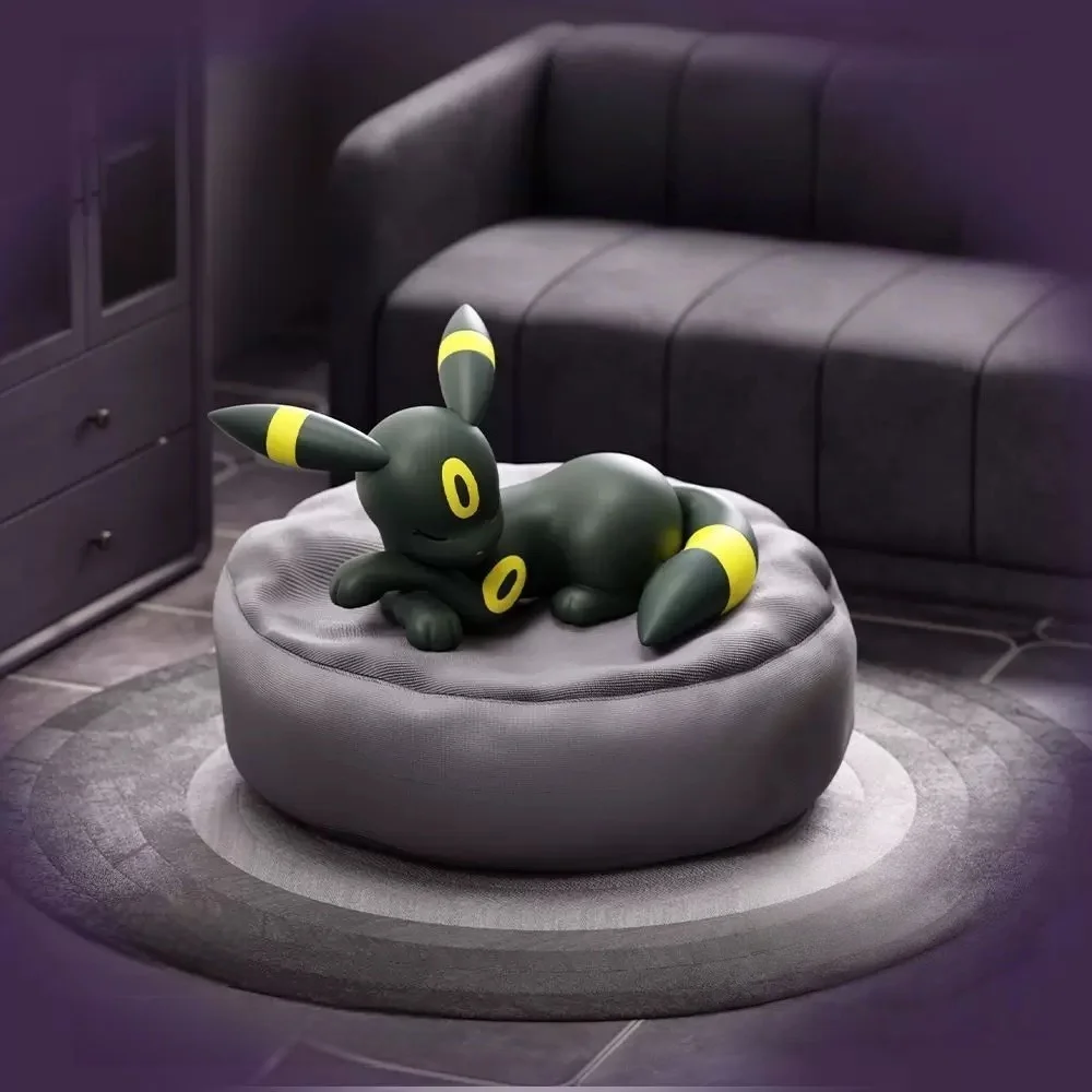 アニメポケモンイーブイ家族睡眠姿勢装飾シリーズアクションフィギュアシルベオンウムブレオンバポレオンモデル人形おもちゃフェスティバルギフト