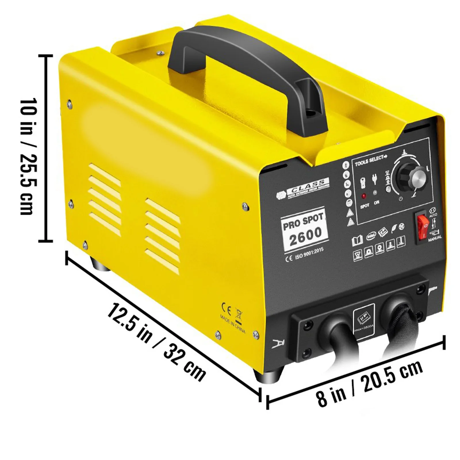 Punktschweißgerät | Sihao Punktschweißgerät 2KW 0,6-1,2mm Punktschweißpistole für Dach- und Motorhaubenpaneele 3500A Dellenreparaturmaschine für Stanzdellen – Detail 13