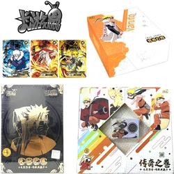 Scatola regalo di capodanno kyou personaggi di Naruto Anime Uzumaki Naruto Uchiha Sasuke Rare Collection Card giocattoli regalo di compleanno di natale