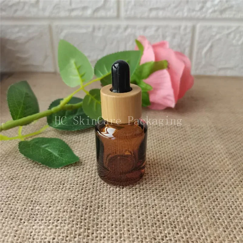 

popular homehold Empty Amber Glass Eye Dropper Bottles frosted Vials Essential Oil Cosmetic Packing Sampling Storage containers
