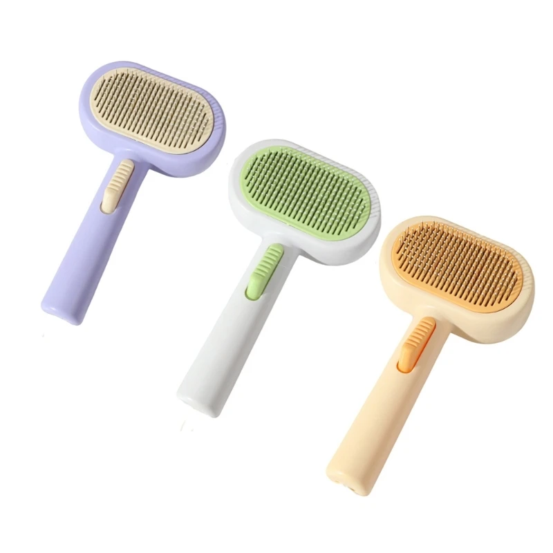 

2024 New Pet Grooming Comb Double Side Cats Dog Gentle Detangling Deshedding Hair Brush