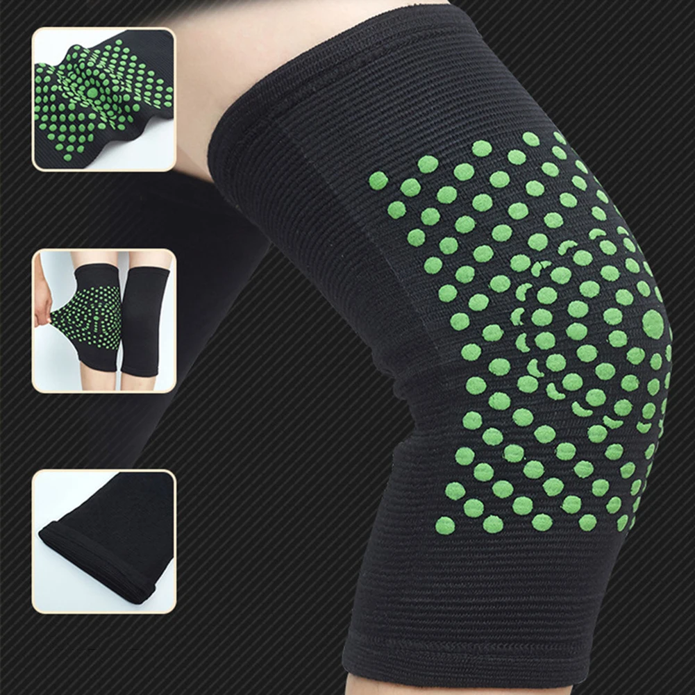 1Pair Winter Self Heating Knee Pad Knee Brace For Arthritis Joint Pain Relief Injury Recovery Knee Support Protection Leg Warmer