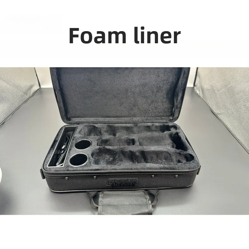 Black Pipe Clarinet Storage Box Children/Adult B-down Adjustable Portable Professional Carrying Box Woodwind Instruments Case