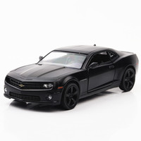 1/36 Chevrolet Camaro Toys Cars Alloy Diecast Model Wheel Pull Back Rubber Tires Vehicle 2 Doors Opened Car Boy Decoration Gifts