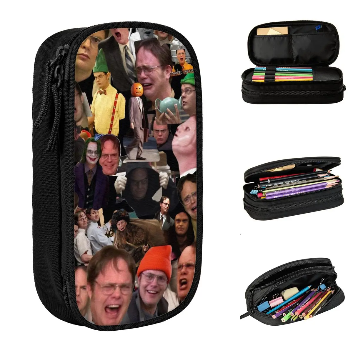 

Аксессуары для офиса Dwight Schrute, коробка для ручек, детский чехол для ручек большой емкости, подарок-сюрприз