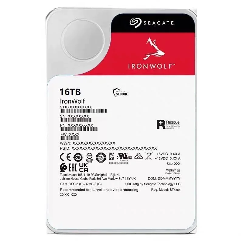 

ST16000NT001 Seagate IronWolf Pro 16TB 7200rpm 3.5" SATA-III NAS Hard Drive FOR Seagate