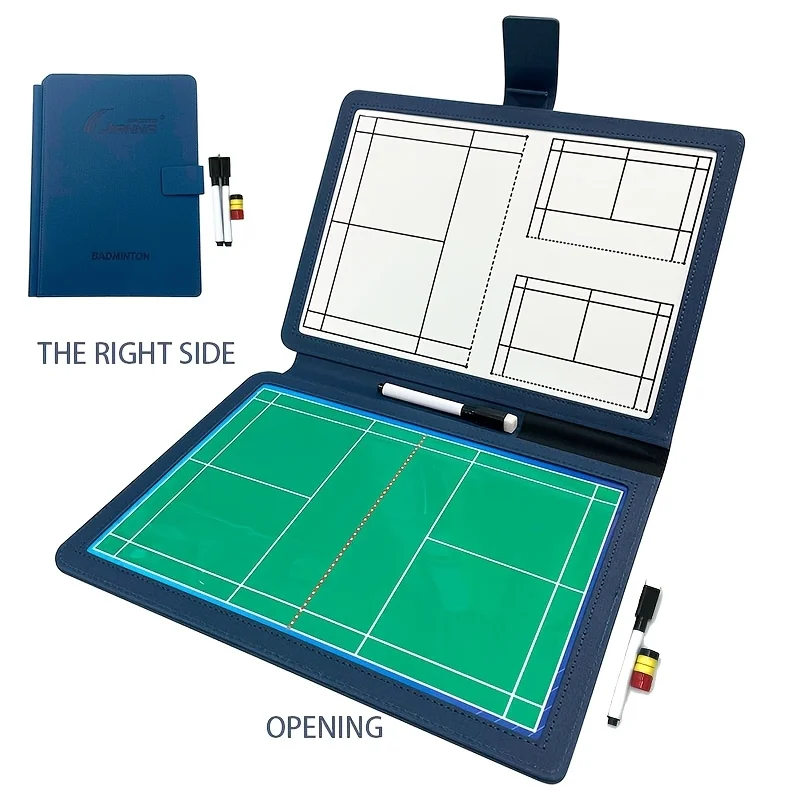 

Тактическая магнитная доска для бадминтонных тренеров: планшет-клипборд для полевой тактики, сухостираемая, для тренировок и матчей