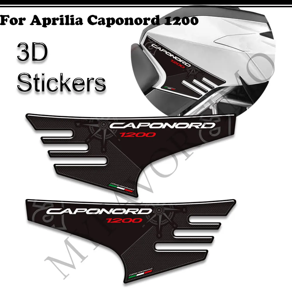 

Motorcycle For Aprilia Caponord 1200 Rally Tank Pad Side Grips Gas Fuel Kit Knee Protector Stickers Decals