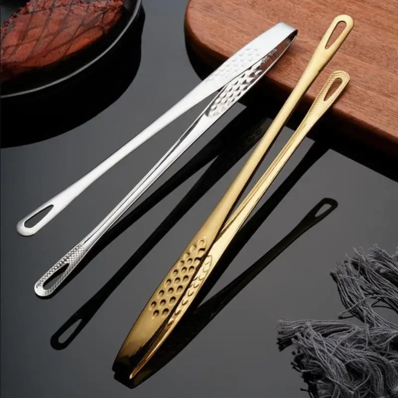 

Stainless Steel Barbecue Tongs Household Food Tongs, Extended Barbecue Tongs Suitable For Home And Barbecue Use