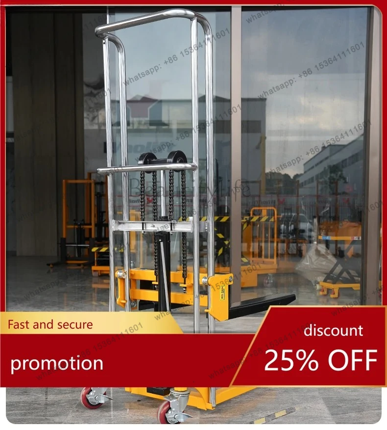 Lightweight Type Pallet Jack Semi-Electric Hydraulic Material Handling Loader
