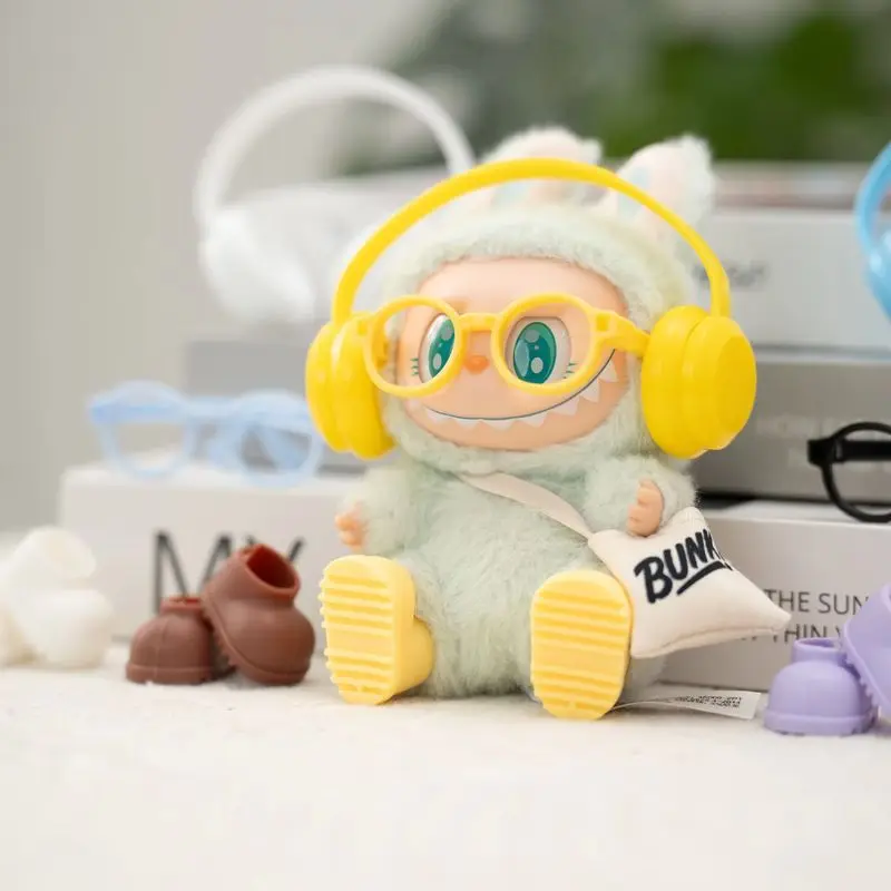 for Labubu Accessories Mini Fashion Design Set - DIY including Headphones Glasses Shoes And Boots Colorful Replacement Parts