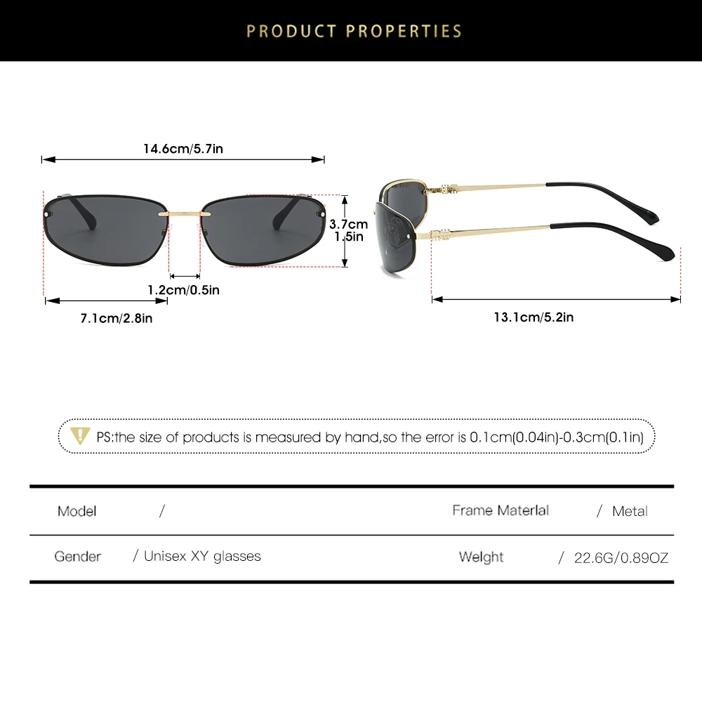 Avant-garde and fashionable pioneer oval frame with metal frame design glasses, high-end and trendy adaptable to diverse styles image 5