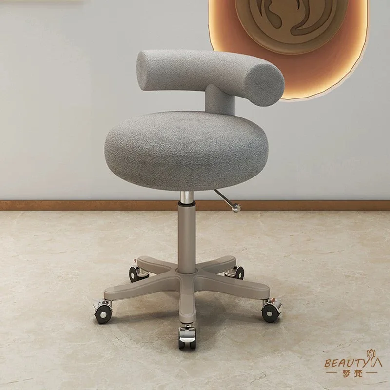 Backrest beauty stool beauty salon special bench pulley stool barber manicurist chair lifting