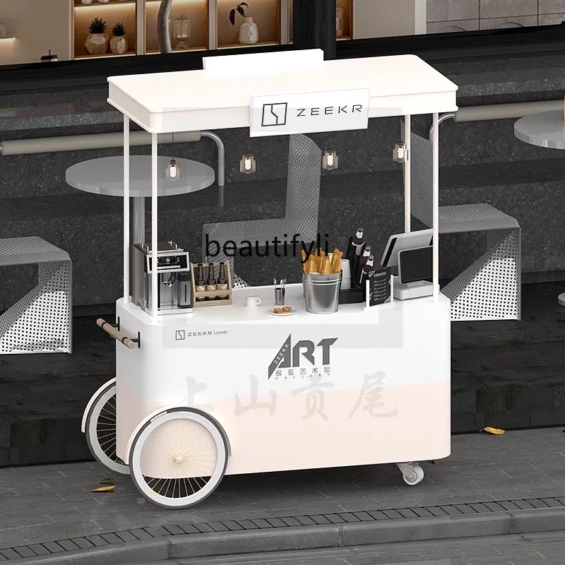

Commercial stall car celebrates cultural tourism snack dining car display props custom food truck