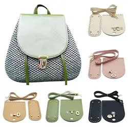 Leather Bag Strap Handmade Handbag Woven Set High Quality Bag Bottoms With Hardware Accessories For DIY Shoulder Handbag