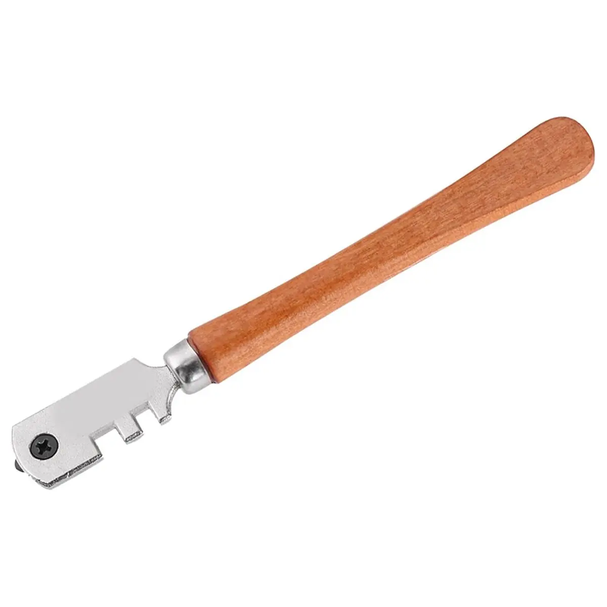 130mm Six Wheel Glass Cutter Craft Cutting Tool with Wood Ideal for Cutting Thick Glass Plates Kit