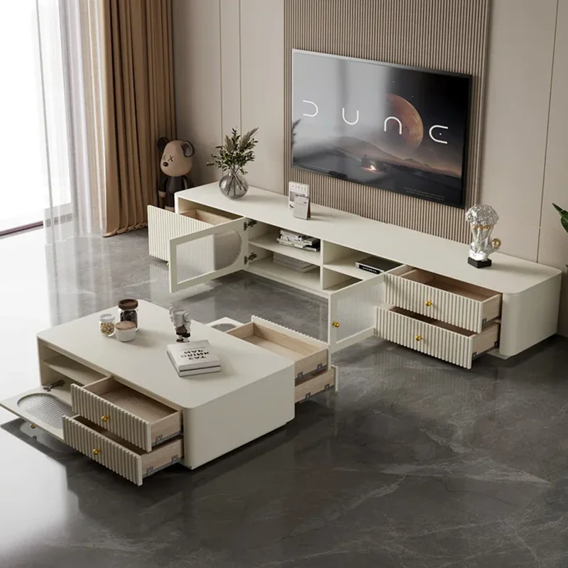 Wood Universal Tv Cabinet Vintage Simple Mobile Haushalt Drawers Storage Tv Cabinet Modern Muebles Para Tv Trendy Furniture