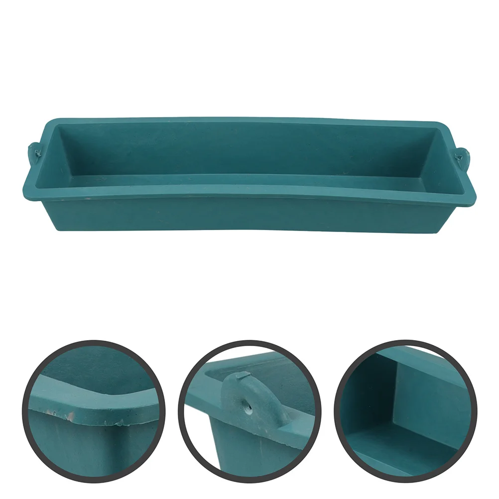 

2Pcs Farm Feeding Trough Plastic Poultry Feeder Large Capacity Chicken Duck Goose Livestock Feed Dispenser Easy Clean