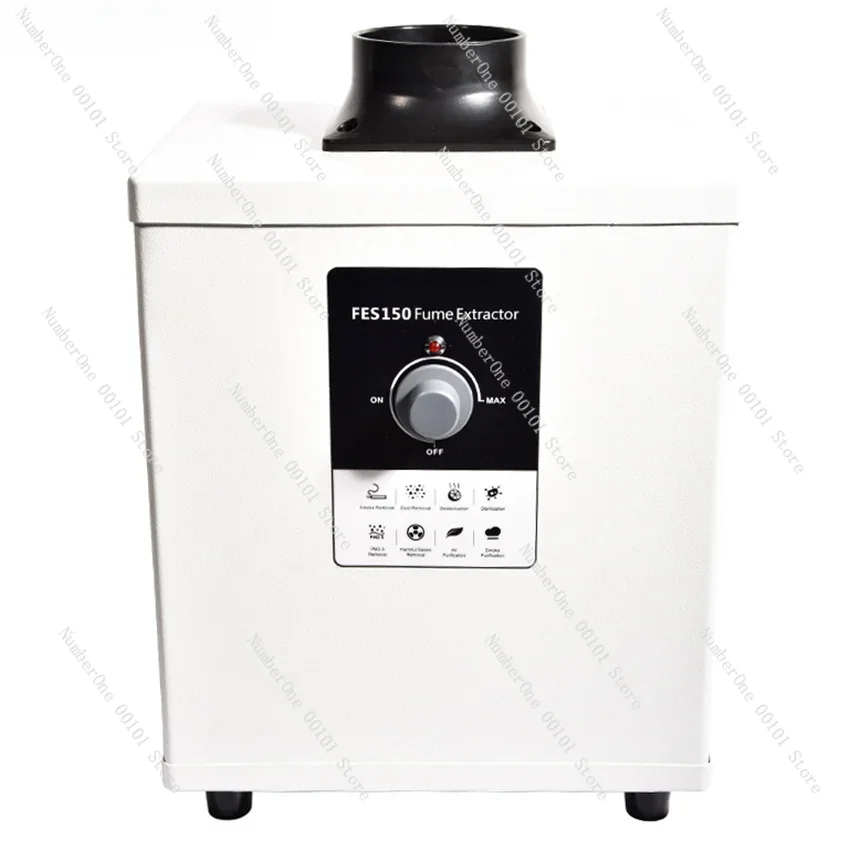 For Nail Salon,DTF Shaker,Laser Engraving 110V/220V Laser Fume Extractor FES150 Soldering Smoke Absorber Purifier