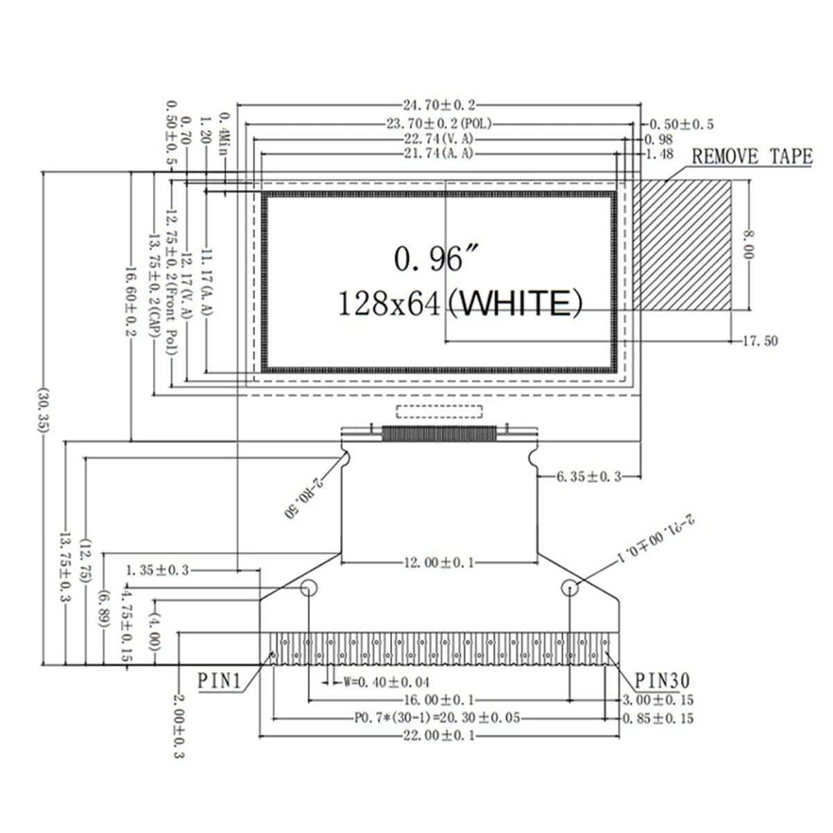128X64 128X64 Resol…