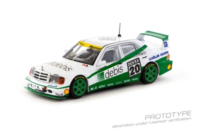 

Tarmac Works 1:64 190 E 2.5-16 Evolution II DTM 1991#20 Diecast Model Car