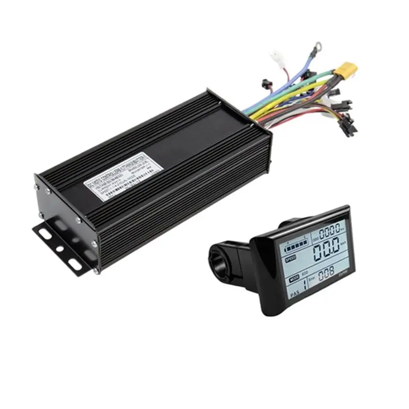 

For Electric Mountain Bike Scooter Modification 36V 48V 52V 45A Brushless Motor Three-Mode Controller+ SW900 Display Kit-AT20