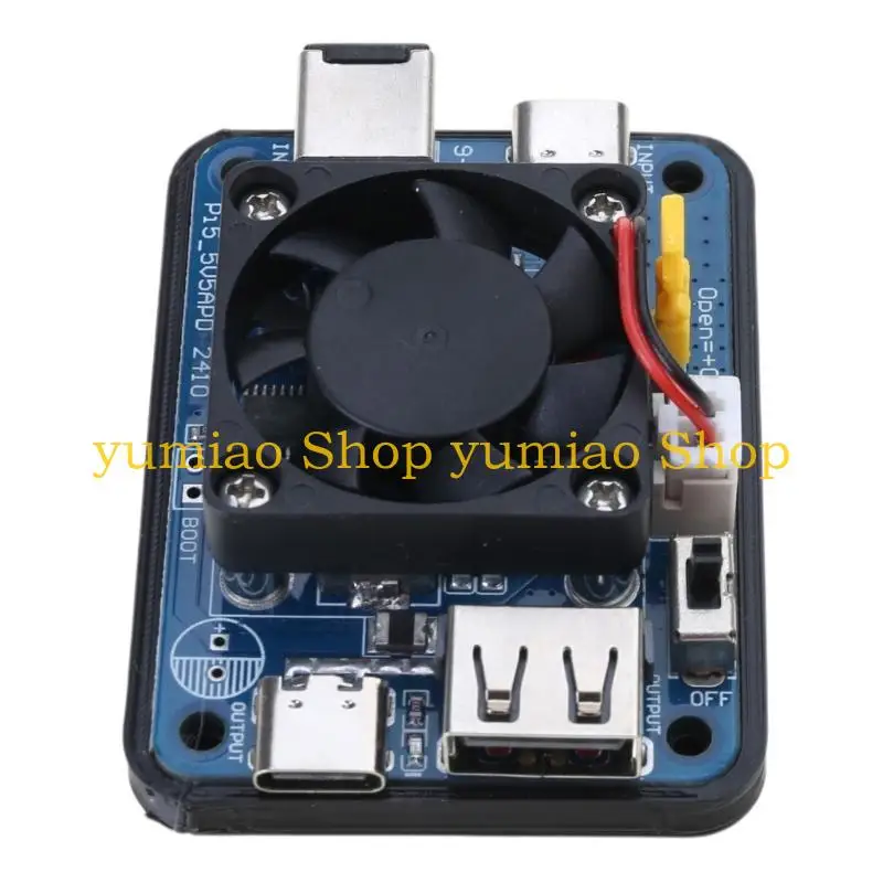 

587b для плат RPI 5 и мягкий маршрутизатор высокая мощность 5V5A PD модуль мощности