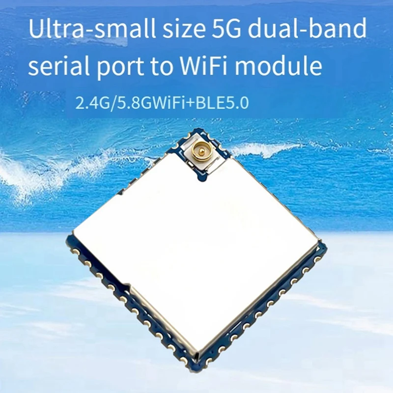 Bluetooth Module Serial To Wifi Module RM58N 5G Dual-Band Low-Power Bluetooth 2 In 1 Wireless Transmission Module