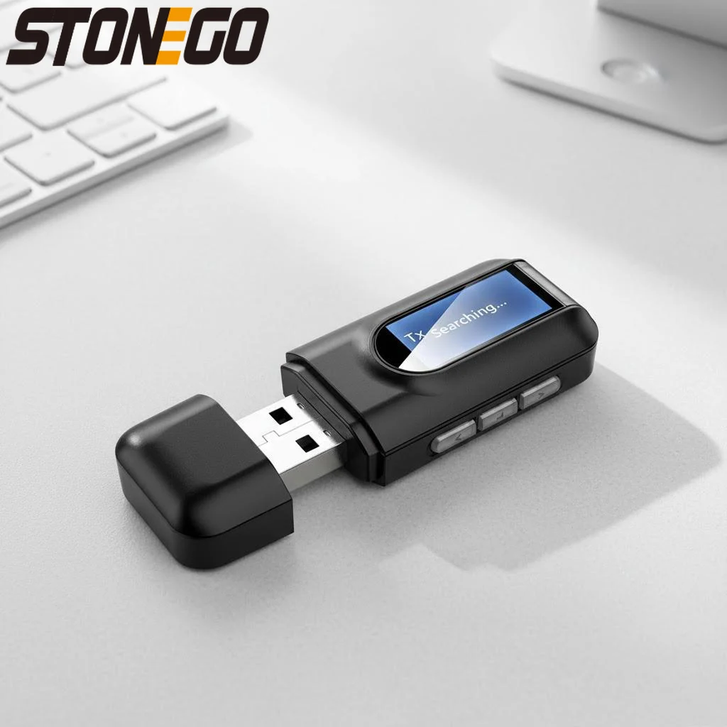 

USB-адаптер Bluetooth 5.0: беспроводной приемник-передатчик для автомобиля, ПК, ТВ, HD-аудио, совместим со всеми Bluetooth-устройствами