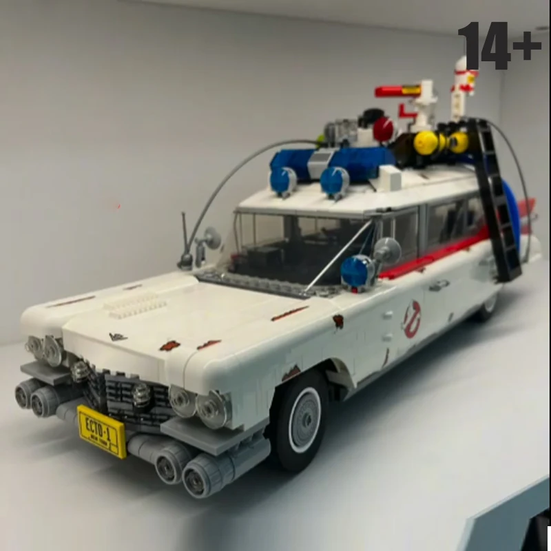 

stock 2352 PCS Ghostbusters ECTO-1 Creative Vehicle Building Block Compatible 10274 with Bricks Toy Car Model Car Kit for Gifts