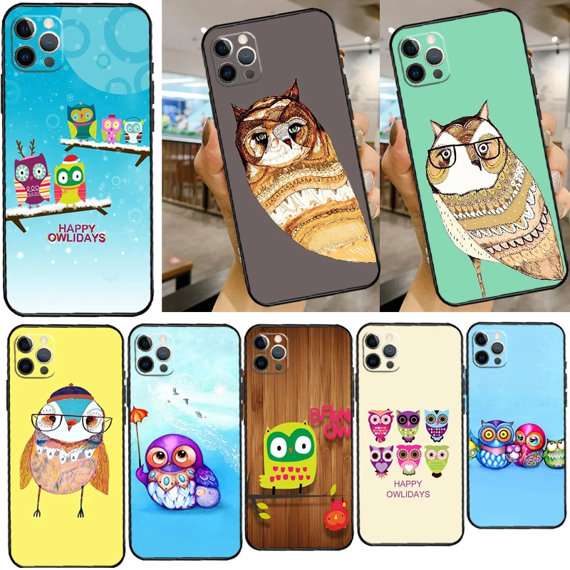 

Чехол с милой совой для Xiaomi 13 11T 12T Pro 12 Lite 12X, чехол для POCO X4 X5 F5 Pro F4 GT C40 M5s F3