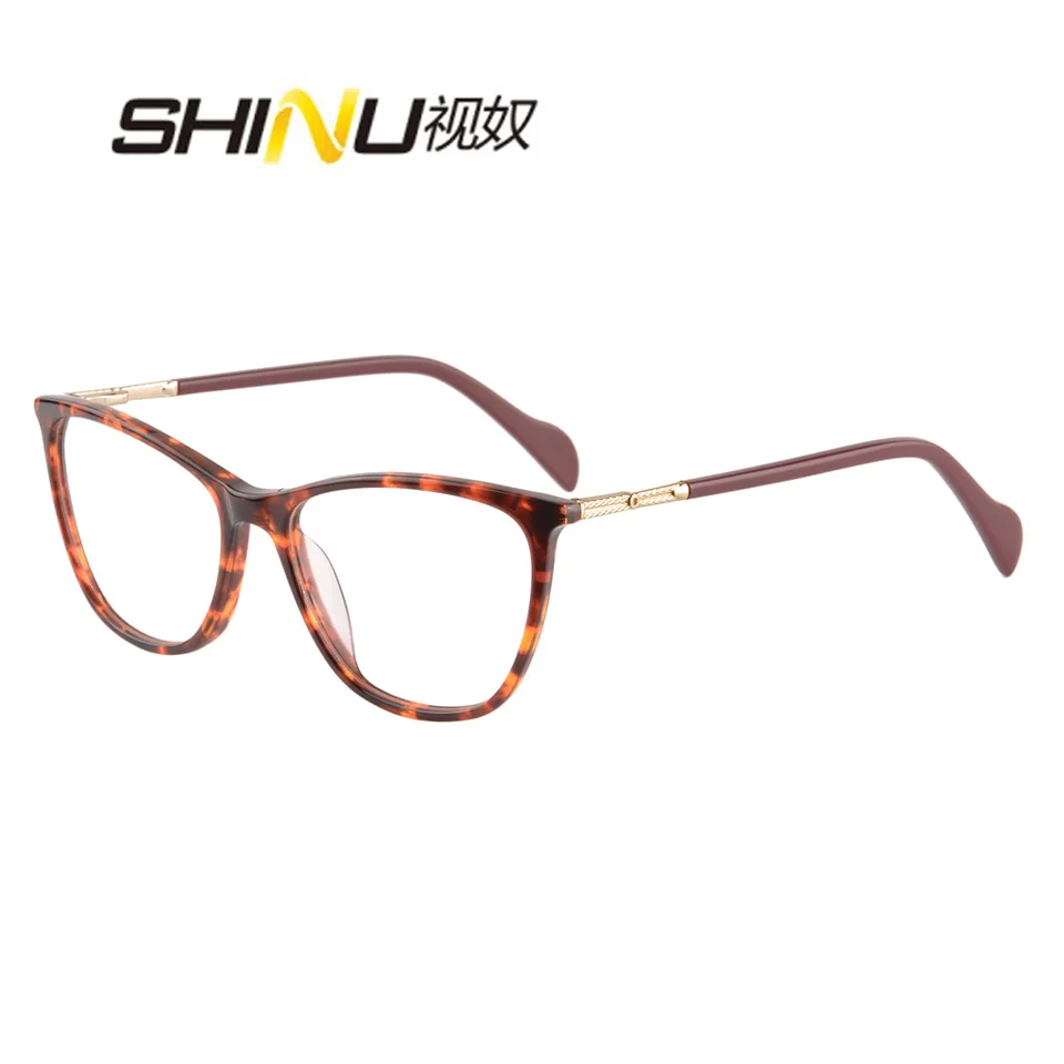 Acetate reading glasses for women multifocal grade glasses near and far intelligent progressive multifocal lens middle size