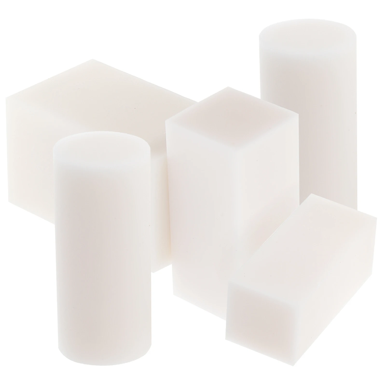 5 قطعة كتل ختم مطاطية احترافية حواف مستديرة ناعمة متعددة الوظائف ملحقات نحت ذاتية الصنع لصياغة البطاقات البريدية