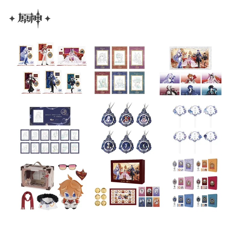 

Предпродажа, официальный товар Sunsyea Genshin Impact miHoYo, оригинальный значок серии 2026, кукла JNXJ, акриловая подставка, странник, Tartaglia