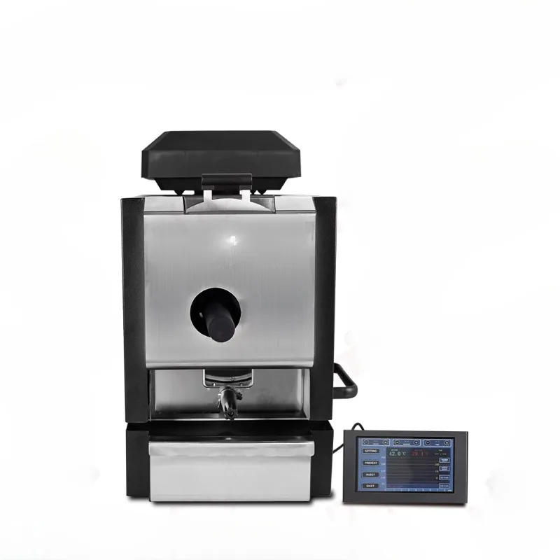 

newly upgraded second-generation household electric LCD touch screen + manual system coffee roasting household machine